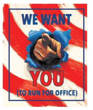 We want you to run for office!